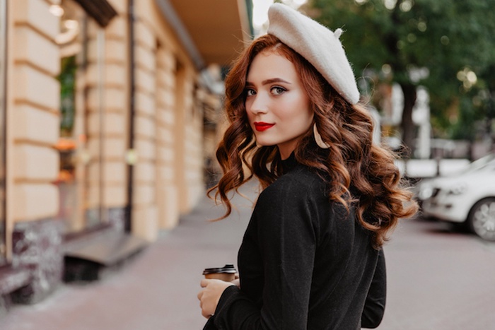 Rich woman in Serbia