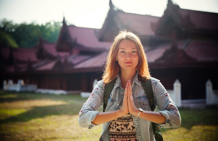 Buddhist woman