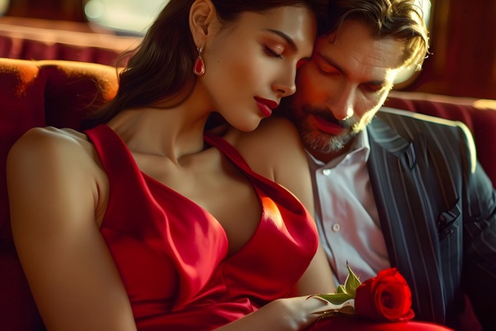 Couple, dear, love, sweet, date, relationship, connection, mature, rich, good, man, woman
