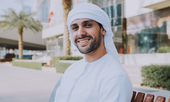 Professional man in Abu Dhabi