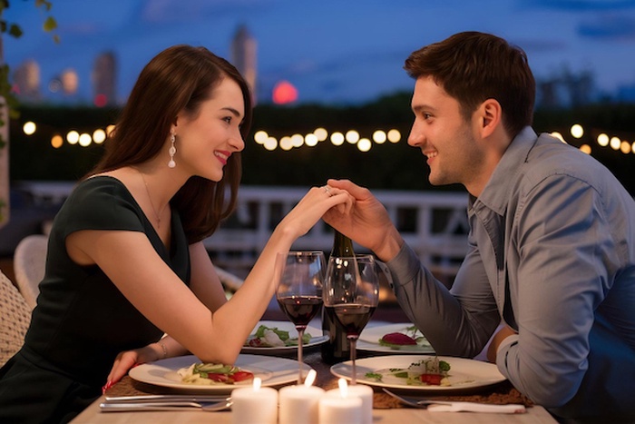 Luxury couple in Clovis