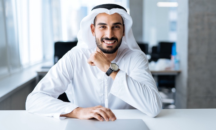 Rich man in Dubai