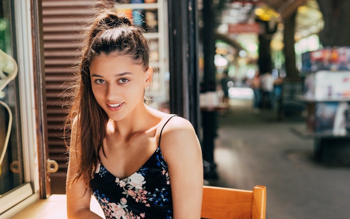 Petite woman