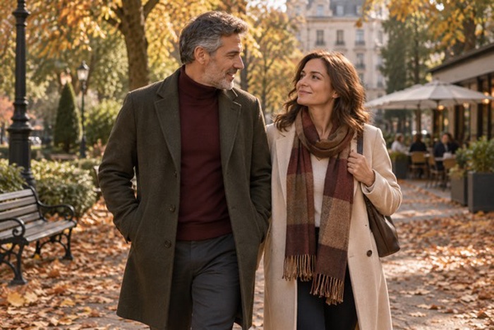 1. Pareja madura en otoño