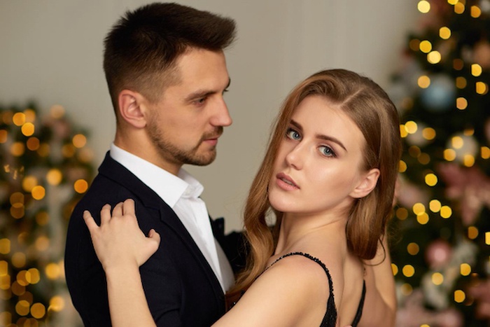 Luxury couple in Calabria