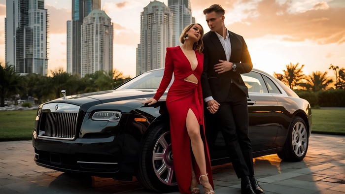luxury dating couple