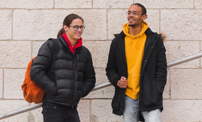 German woman & Black man