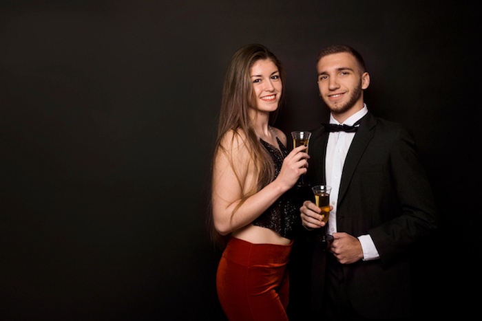 Luxury couple in Florence