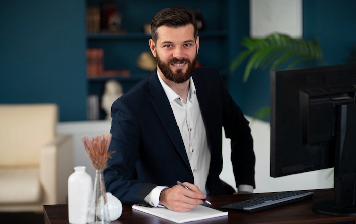 Professional man in Cedar Rapids