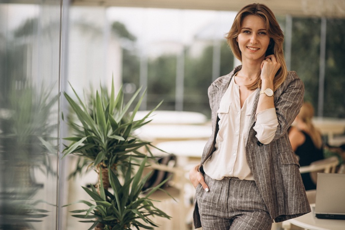 woman in office