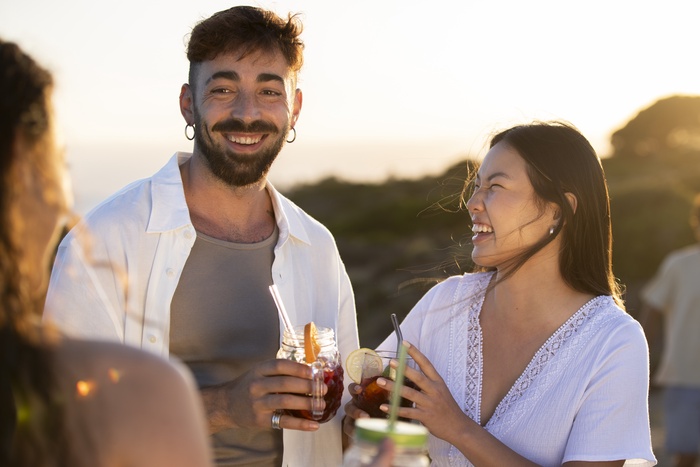 Couple on a luxury date in Central Coast