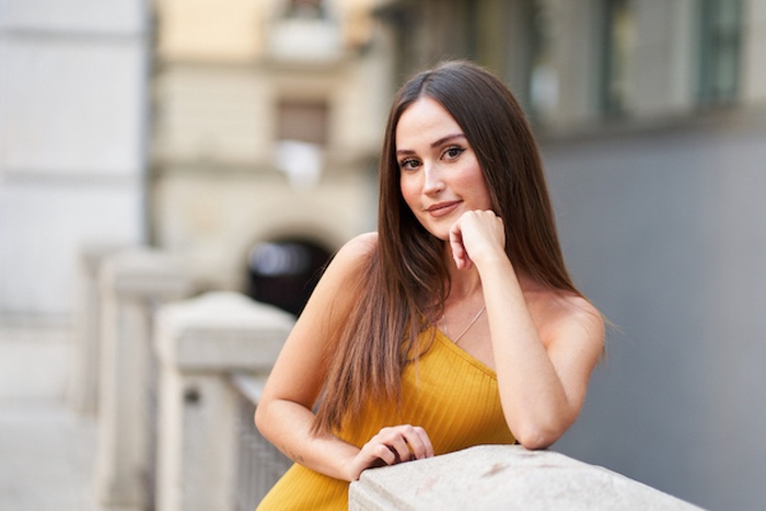 Rich woman in Croatia