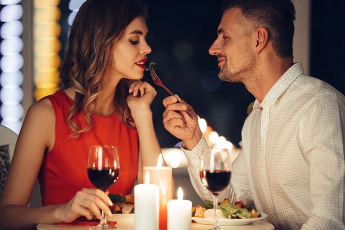 Upscale wine bar interior in downtown Binghamton with warm lighting