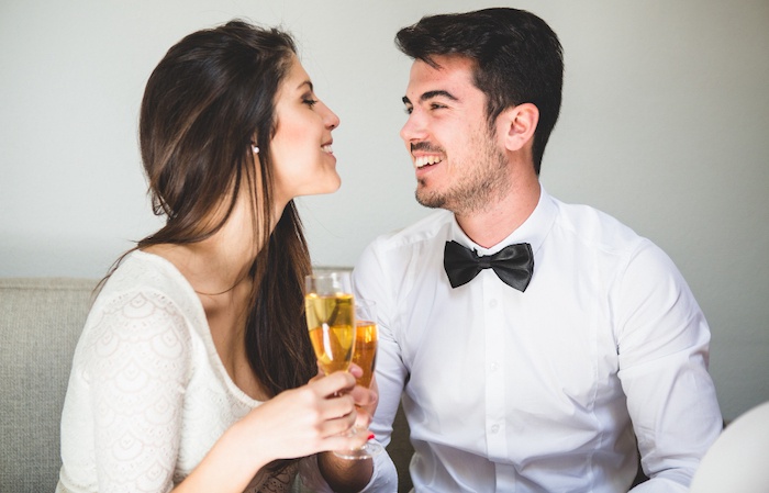 Luxury couple in Naples