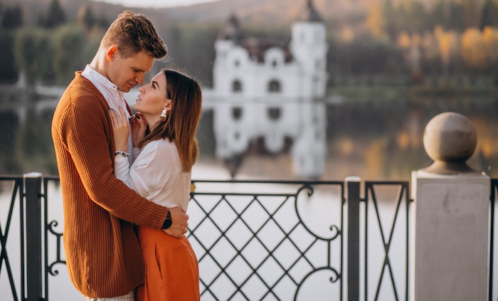 Luxury couple in Wiesbaden