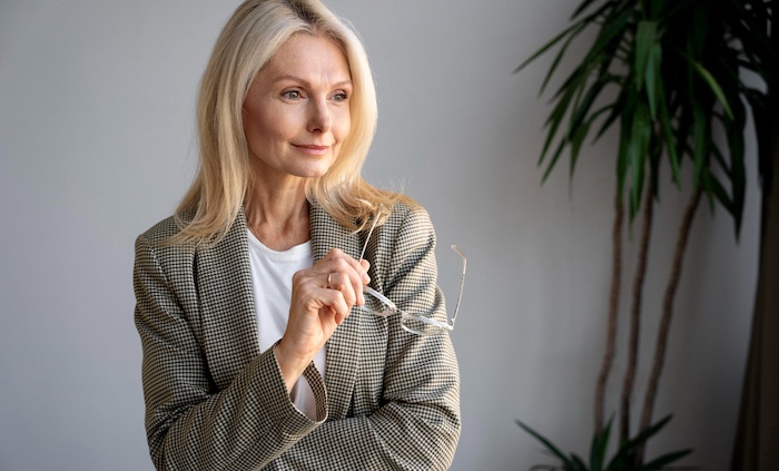 Rich woman in England