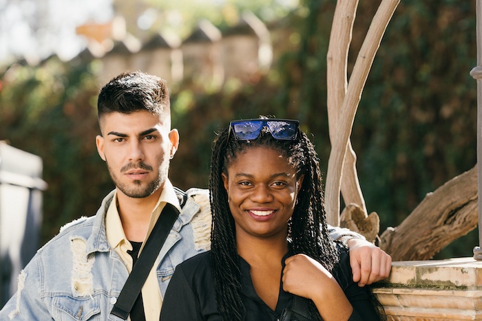 mixed couple
