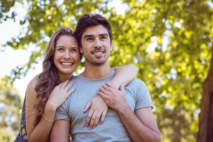 Luxury couple in West Pomeranian