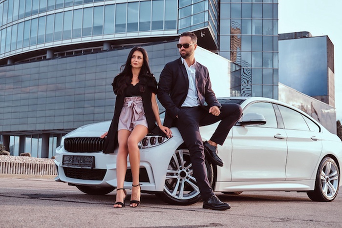 Luxury couple in Bellflower