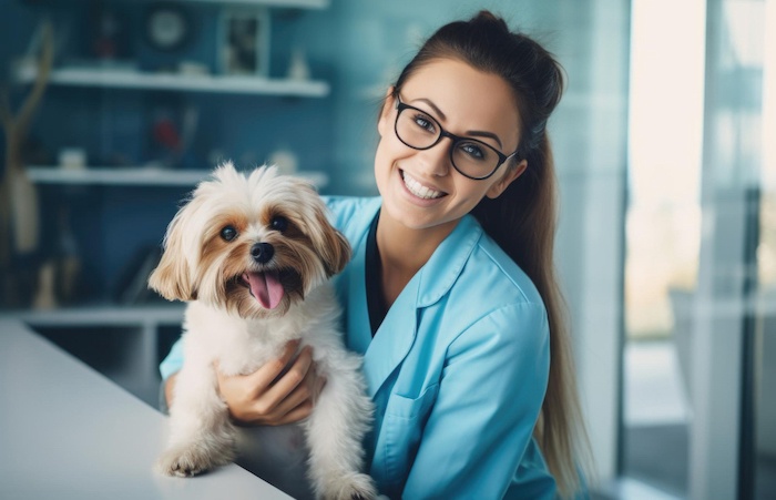 Veterinarian woman