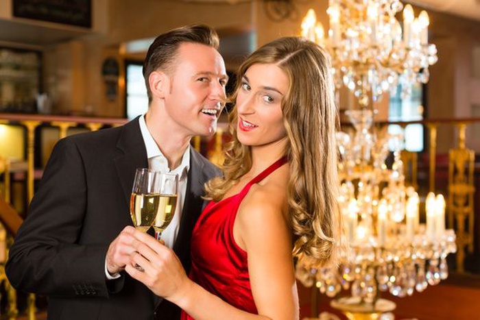 Pärchen bei einem Date