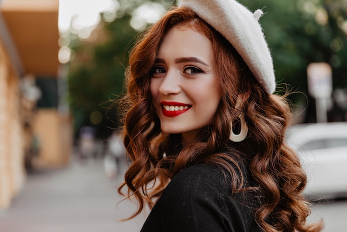 Rich woman in Poland