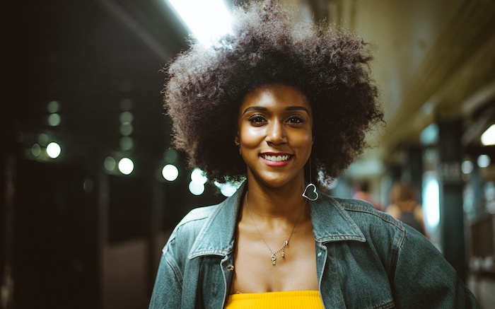 Beautiful black woman