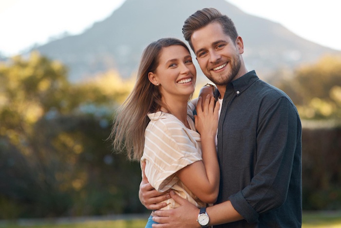 Luxury couple in Kraków