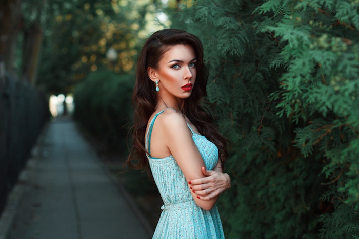 Rich woman in Uruguay