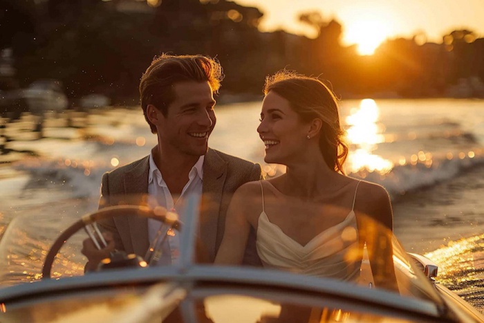 Luxury couple in Lawrence