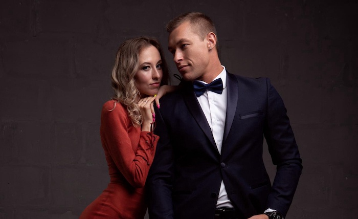 Luxury couple in Prague