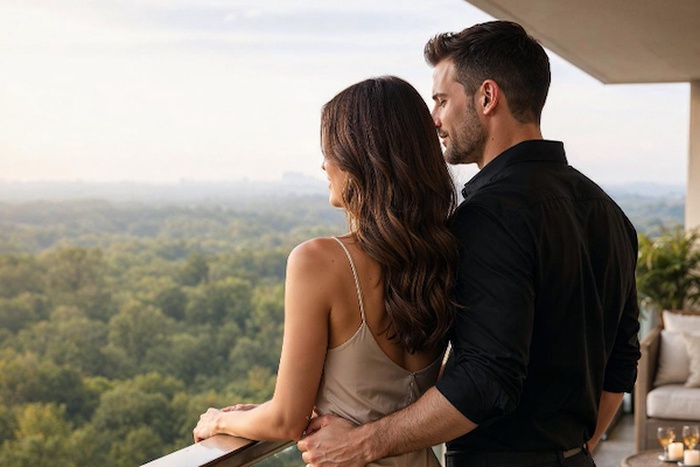 Luxury couple in West Orange