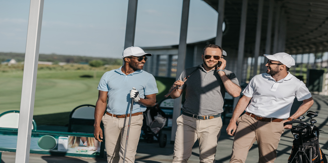 golf and golfer