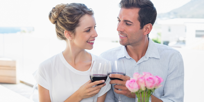 couple cheers