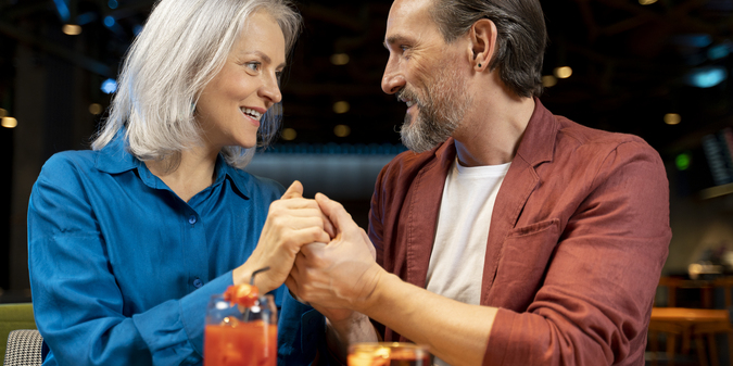 Couple, dear, love, sweet, date, relationship, connection, mature, rich, good, man, woman