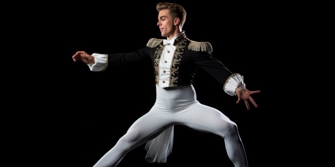 Male Ballet Dancer, handsome man, beautiful dancer