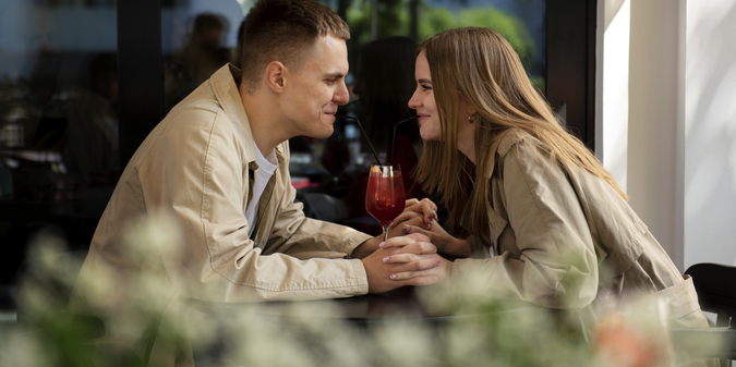 Couple, cher, amour, doux, date, relation, connexion, mature, riche, bon, homme, femme