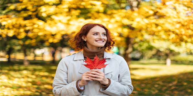 smiling beautiful woman