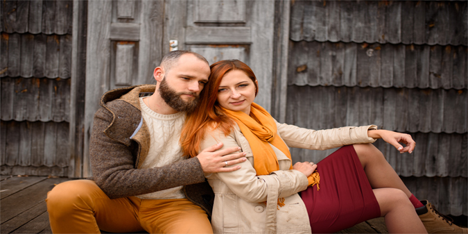 couple in love outdoor