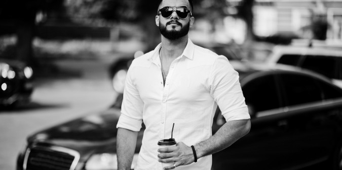 businessman, rich man, handsome man, luxury car