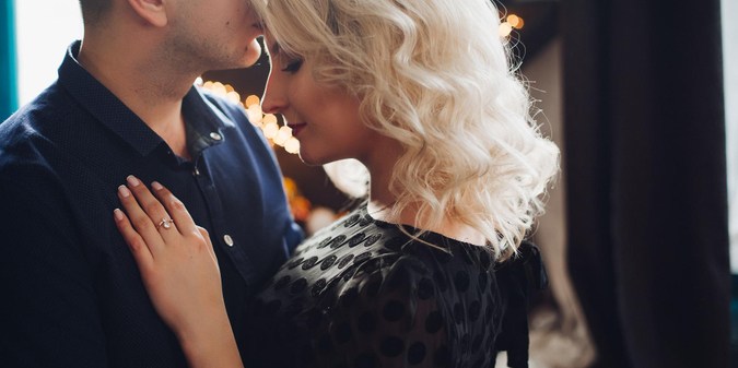 Affluent Man And Woman Sharing A Genuine Emotional Moment