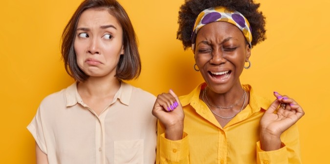 Frustrated woman reflects on picky dating choices