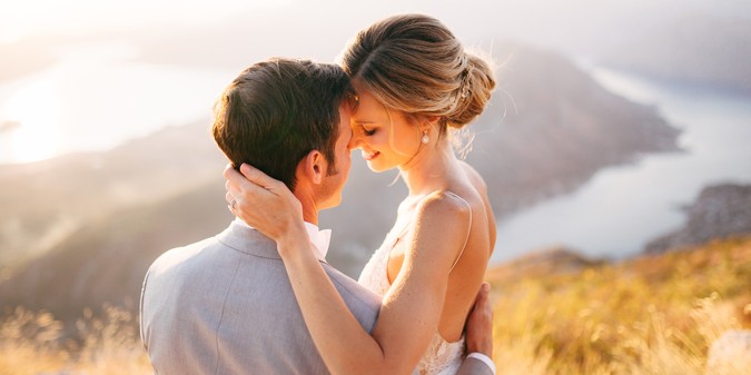 couple on the mountain