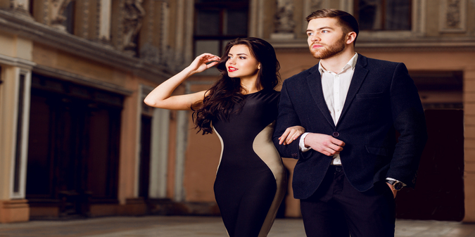 woman dating a millionaire