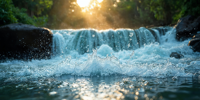 Water in different environments