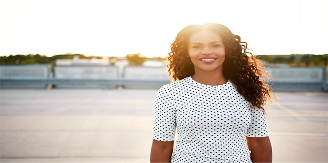 smiling woman