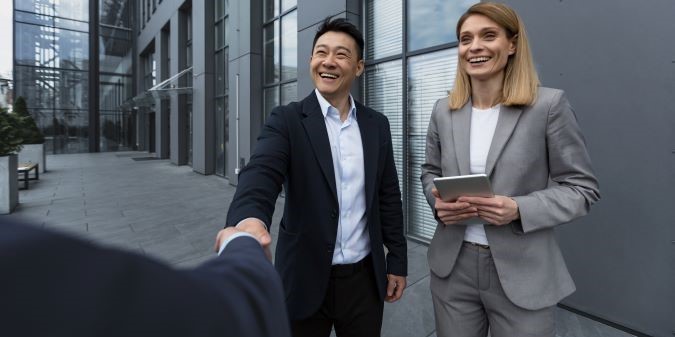 Planificador financiero profesional, gente rica