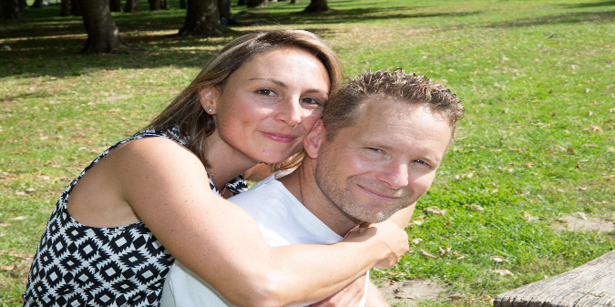 young beautiful couple
