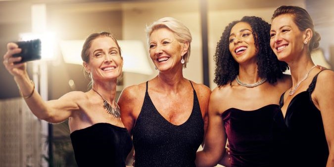 Successful women, elegant women, single women