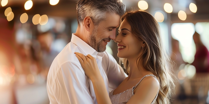 Couple, cher, amour, doux, rendez-vous, relation, connexion, mature, riche, bon, homme, femme